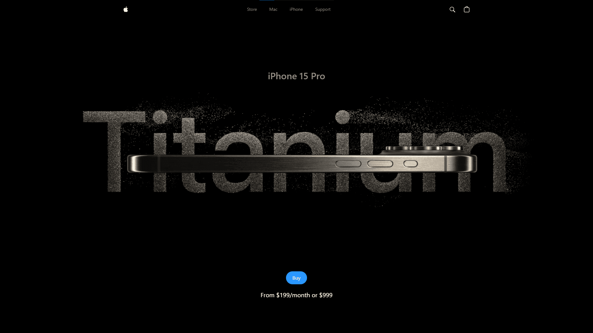 Apple Iphone 3D Website